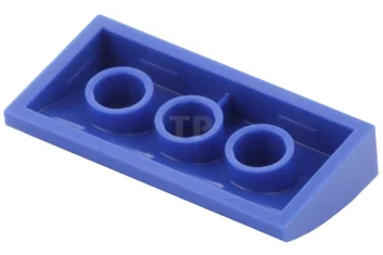 LEGO Pendenza curvo 2 x 4 x 2/3 con fulmine e…