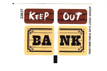 LEGO Sticker for Set 70800