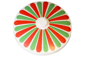 LEGO Dish 4 x 4 Inverted with Petals Pattern