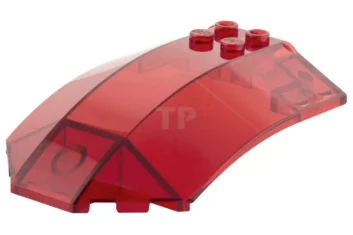 LEGO Parabrisas 8 x 6 x 2 Curvado