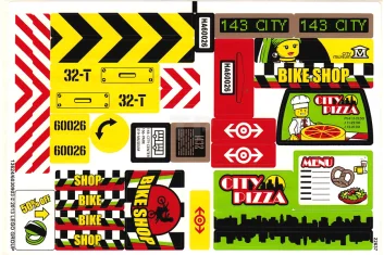 LEGO Sticker for Set 60026