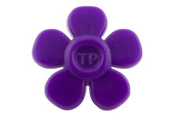 LEGO Hair Decoration, Flower with Smooth Petals and Pin