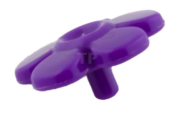 LEGO Hair Decoration, Flower with Smooth Petals and Pin