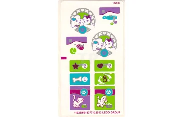LEGO Sticker for Set 41007