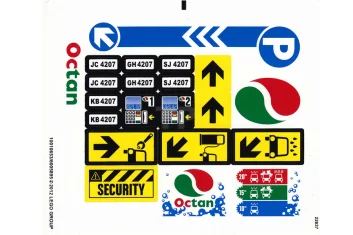 LEGO Sticker voor set 4207