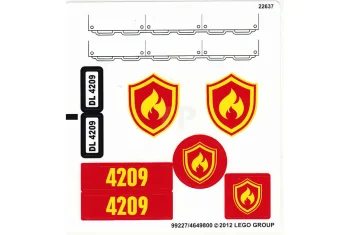 LEGO Autocollant pour l'ensemble 4209