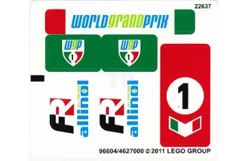 LEGO Sticker for Set 8678
