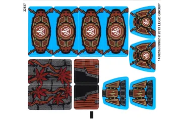 LEGO Sticker for Set 70008