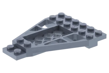 LEGO Piastra 8 x 6 x 2/3 a cuneo con griglia