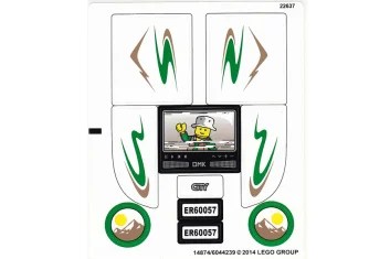 LEGO Sticker for Set 60057
