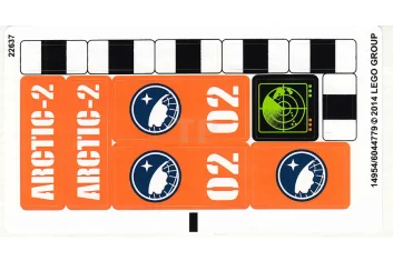 LEGO Autocollant pour l'ensemble 60034