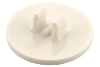 LEGO Clip-On Sign Round 2 x 2 with Ice Cream Pattern