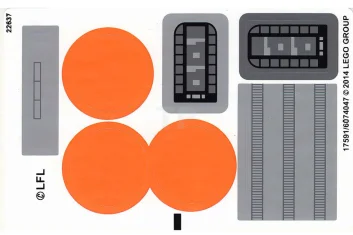 LEGO Sticker for Set 75050