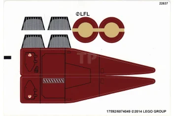 LEGO Sticker for Set 75051