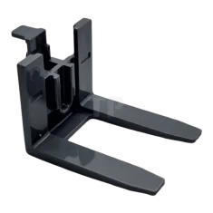 LEGO Vehicle, Forklift Wide Forks Reinforced with Rubber Belt Holder