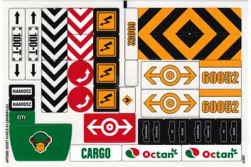LEGO Sticker for Set 60052
