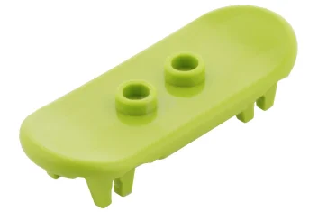 LEGO Skateboard met trolleywielhouders