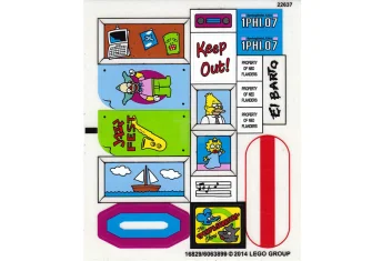 LEGO Aufkleber für Set 71006