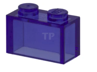 LEGO Steen 1 x 2 zonder nopenhouder