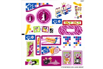 LEGO Adesivo per il set 41058 - Foglio 1