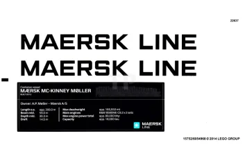 LEGO Aufkleber für Set 10241 - Blatt 1