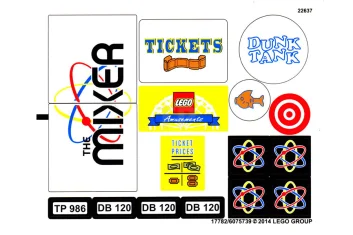 LEGO Sticker for Set 10244