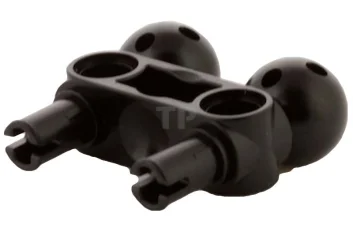 LEGO Technic, Pin Connector Perpendicular 3L with 2 Pins, 2 Ball…