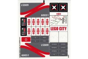LEGO Sticker for Set 60051