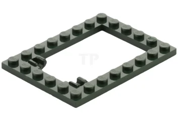 LEGO Plate 6 x 8 Trap Door Frame Horizontal (Long Pin…