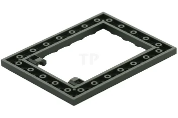 LEGO Plate 6 x 8 Trap Door Frame Horizontal (Long Pin…