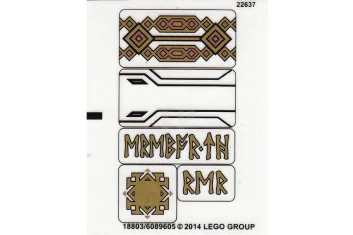 LEGO Sticker for Set 79018