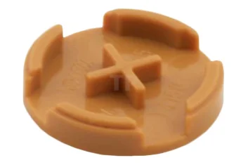 LEGO Piastrelle, rotonde 2 x 2 con motivo Pizza Pepperoni