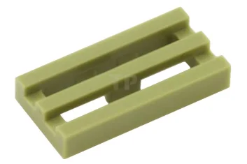 LEGO Piastrelle 1 x 2 Griglia con scanalatura