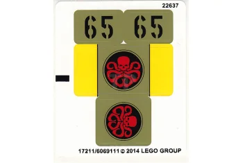 LEGO Sticker for Set 76017