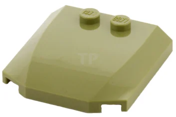 LEGO Plaat 4 x 4 x 2/3 Driedubbel gebogen