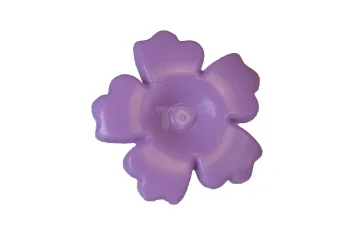 LEGO Hair Decoration, Flower with Serrated Petals and Pin
