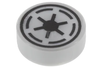 LEGO Tile 1 x 1 Round with SW Republic Pattern