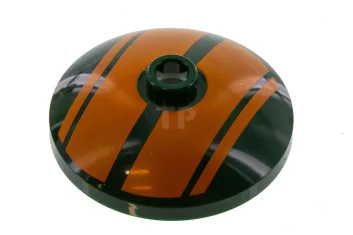 LEGO Dish 3 x 3 Inverted (Radar) with Stripes Pattern