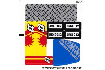 LEGO Sticker for Set 60082