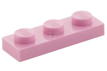 LEGO Platte 1 x 3 mit 2 kleinen schwarzen Bögen tief…