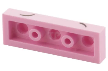 LEGO Platte 1 x 3 mit 2 kleinen schwarzen Bögen tief…