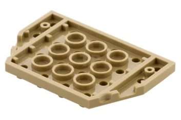 LEGO Piastra 4 x 6 Cuneo - Taglio degli angoli