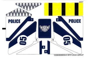 LEGO Sticker for Set 60067