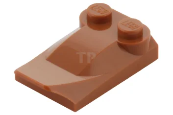 LEGO Mattone, modificato 2 x 3 x 2/3 Due borchie, estremità…