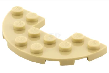 LEGO Plate 3 x 6 Half Round with 1 x 2…