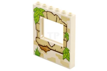 LEGO Panel 1 x 6 x 6 with Window with Grass…