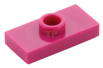 LEGO Plate, Modified 1 x 2 with 1 Stud with Groove…