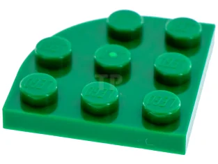 LEGO Piastra 3 x 3 ad angolo tondo