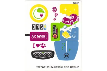 LEGO Sticker for Set 41091