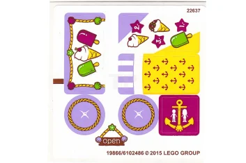 LEGO Sticker for Set 41094